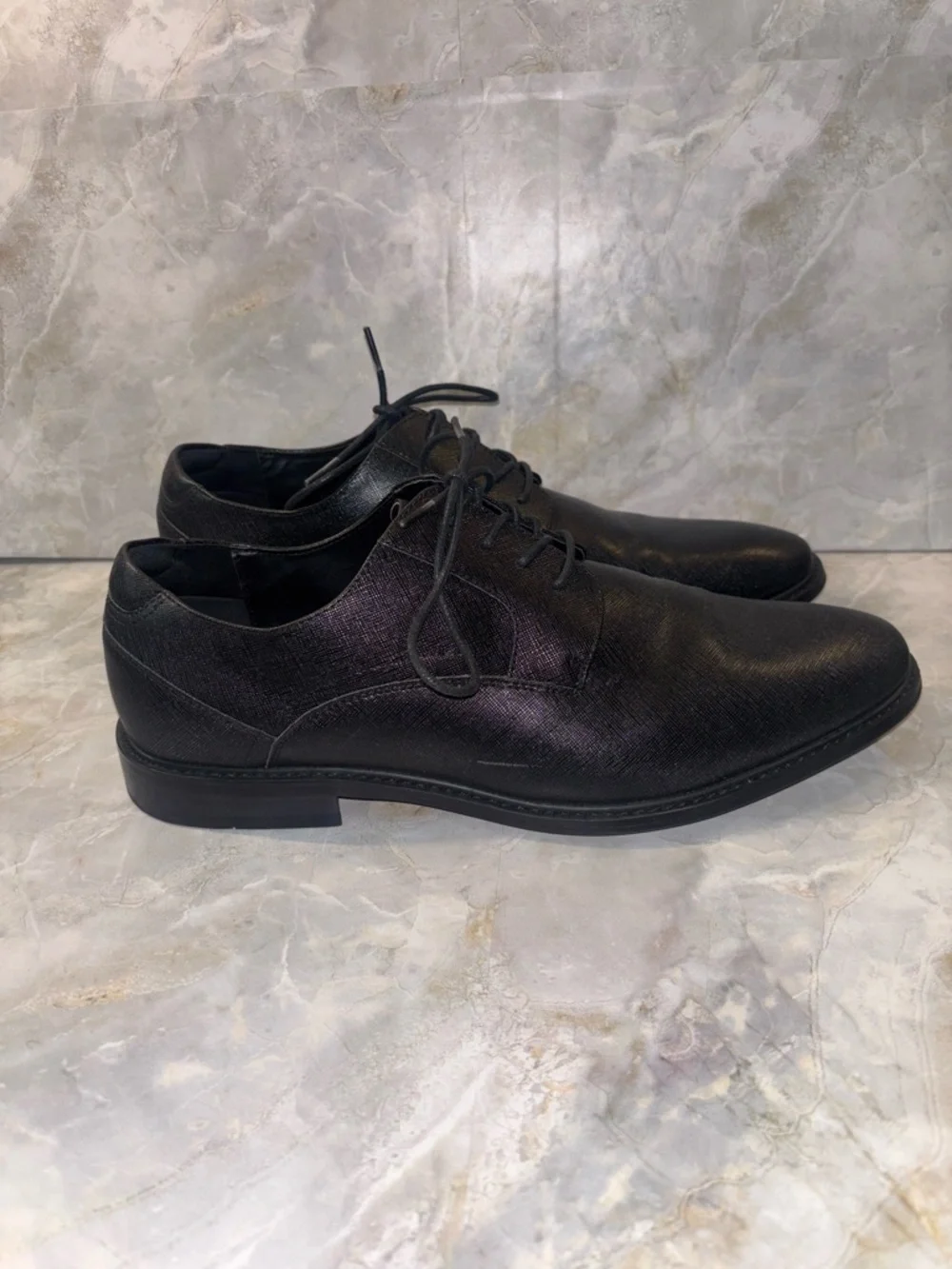 Mix No. 6 Freya Black Men's Lace-Up Derby Shoes